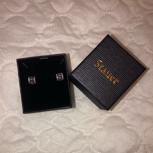 Stauer Rose Gold Tanzanite Earrings